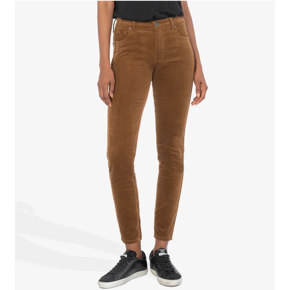 Kut From The Kloth Connie High Rise Fab Ab Ankle Skinny Corduroys | Whis…